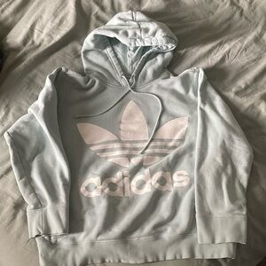Adidas Light Blue Hoodie